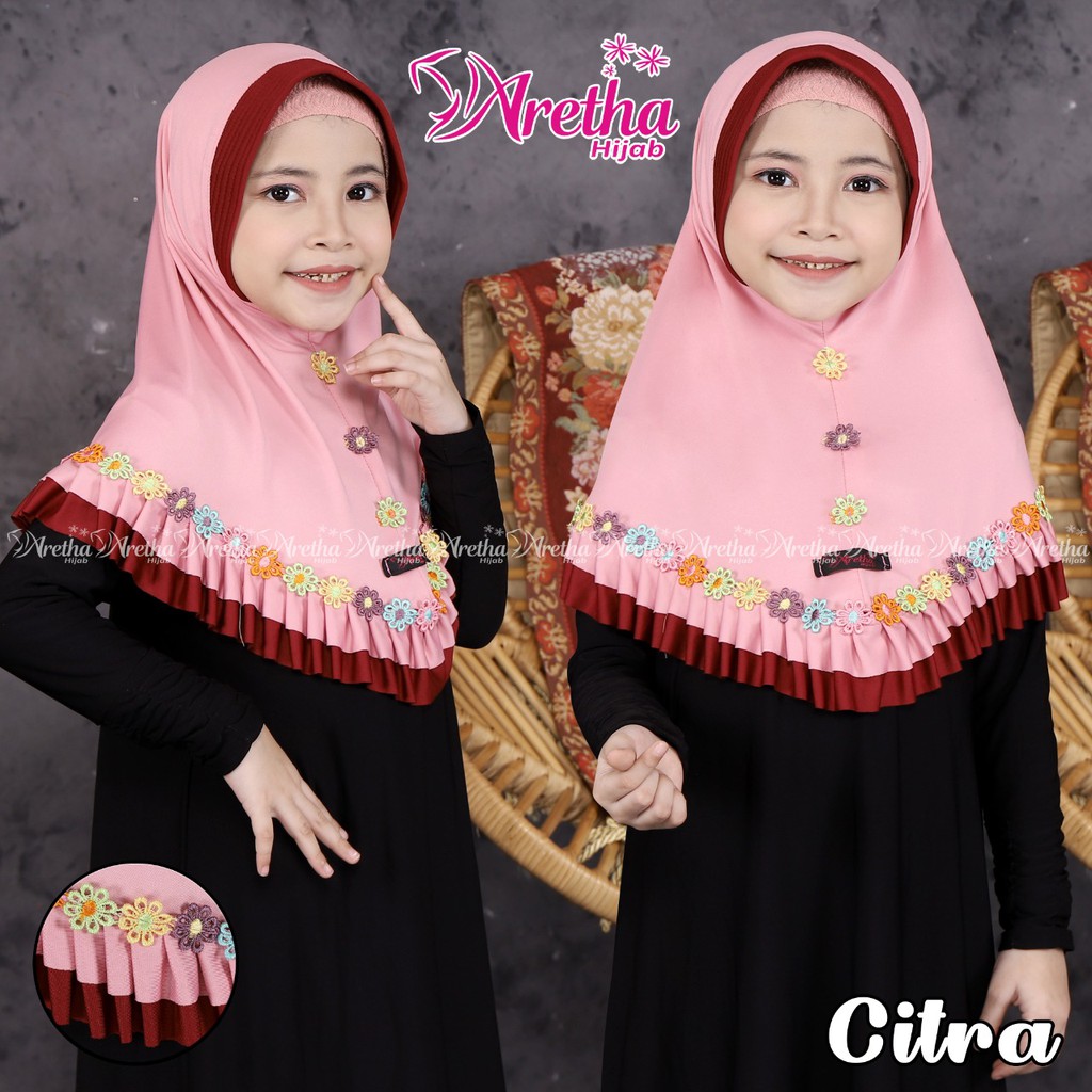HIJAB ANAK CITRA ORIGINAL ARETHA