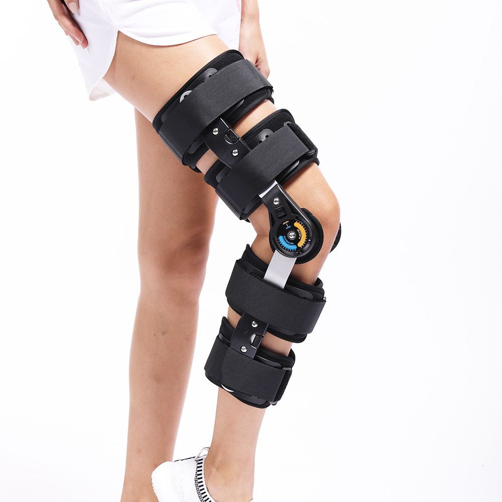 Knee Brace With ROM Joint / Deker Pasca Operasi / Deker Lutut / Penyangga Lutut / Kesehatan