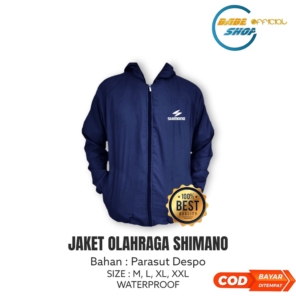 PREMIUM Jacket Joging Parasut Dispo Cowok Cewek Anti Air Jaket Olahraga Original Jaket Sepeda Parasi