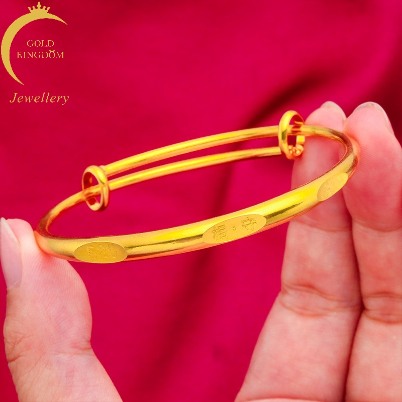 Perhiasan Gelang 24K Bangkok 520 Model Dorong Tarik Untuk Wanita Forever