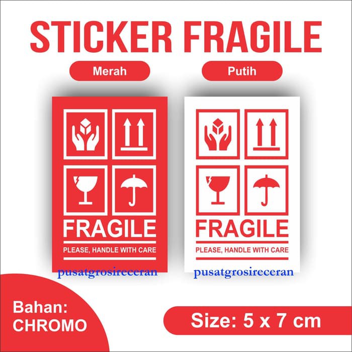 

Sticker fragile 24