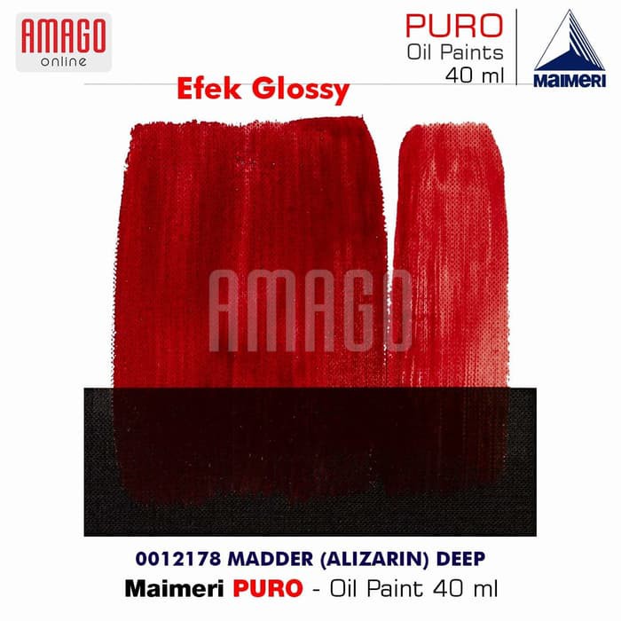 MAIMERI PURO - OIL PAINT - MADDER (ALIZARIN) DEEP - 40ML - M0012178