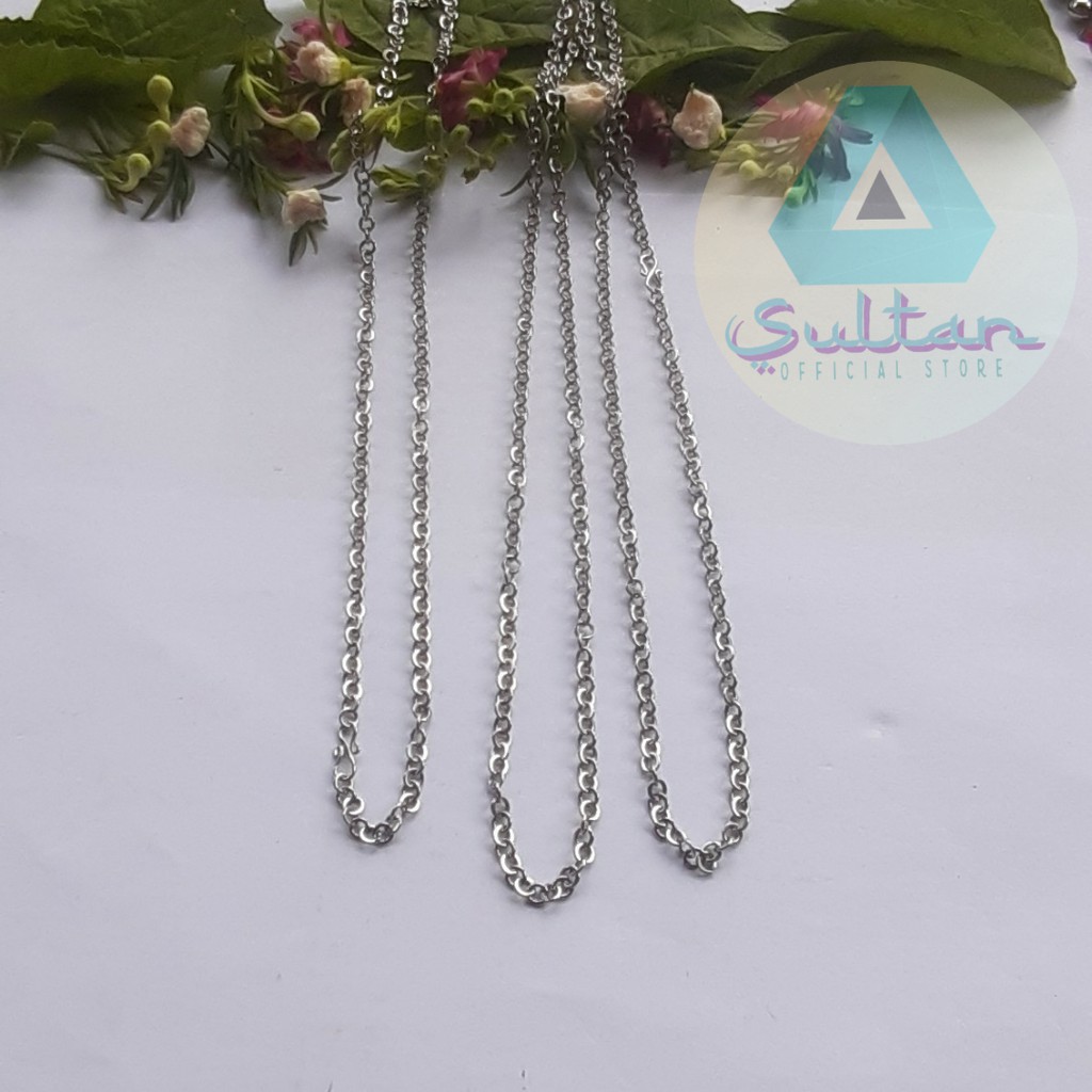 Kalung Monel Asli Anti Karat Model Nori Tanpa Liontin #KK06