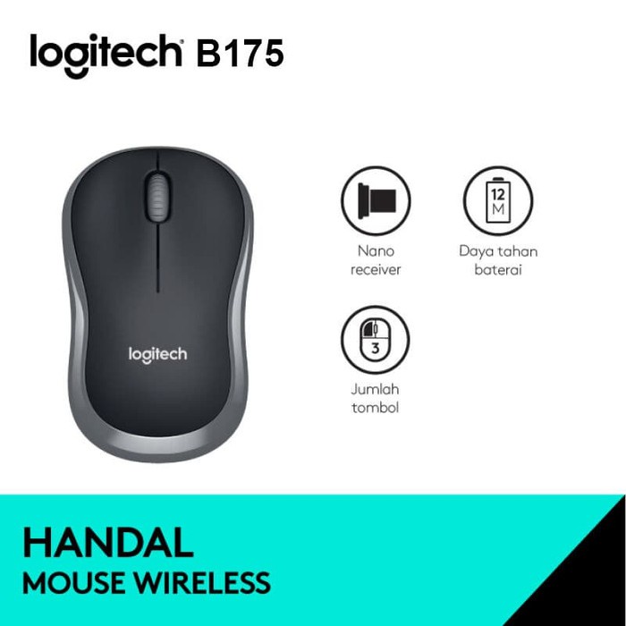 Mouse Wireless Logitech B175 Ori