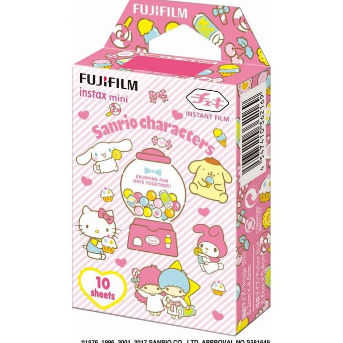 PROMO FUJIFILM INSTAX MINI FILM SANRIO CHARACTERS (10 LEMBAR) TERLARIS