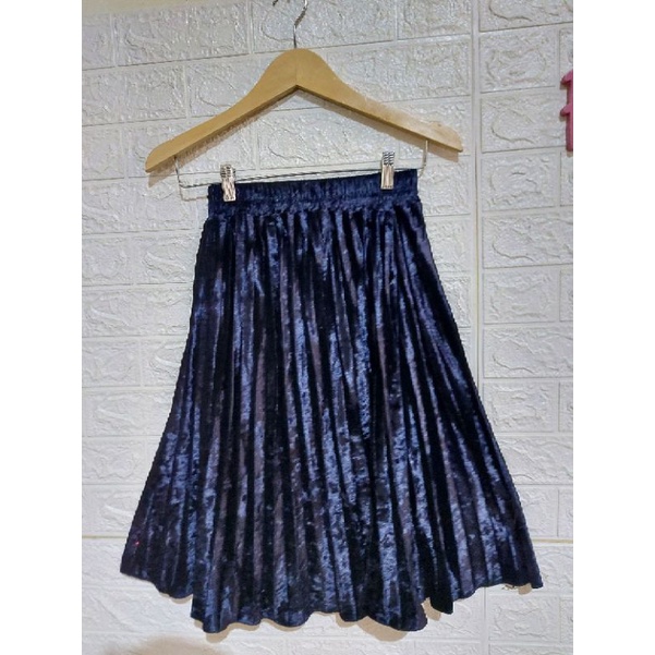 ROK PLISKET BLUDRU 7/8 // ROK BLUDRU IMPORT// VELVET BLUDRU ROK// ROK ANDIN