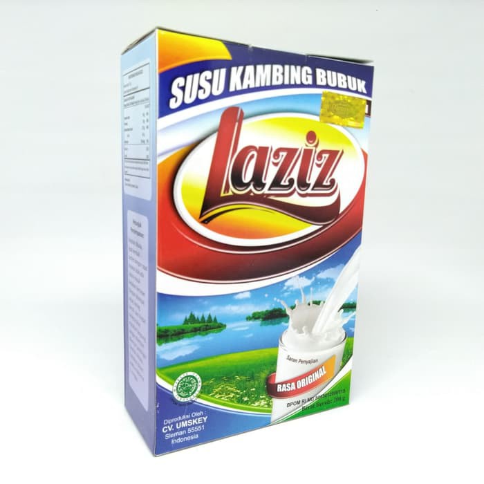 

LAZIZ susu kambing bubuk rasa original 200gr