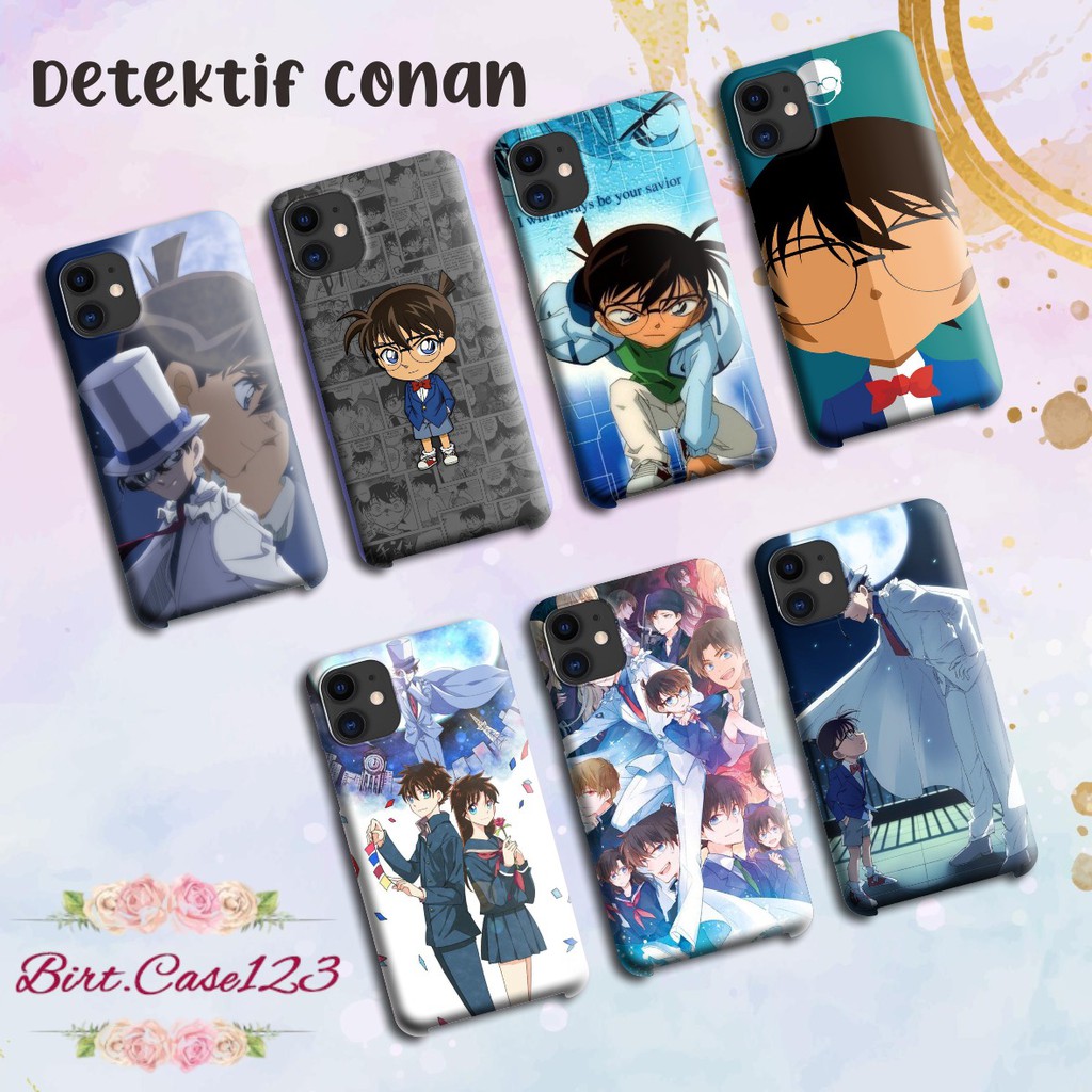 Hardcase DETEKTIF CONAN Iphone 5 6 6g 6g+ 7 7g 7g+ 8 8+ Xr X Xs Xs Max Se 2020 11 Pro Pro Max BC824