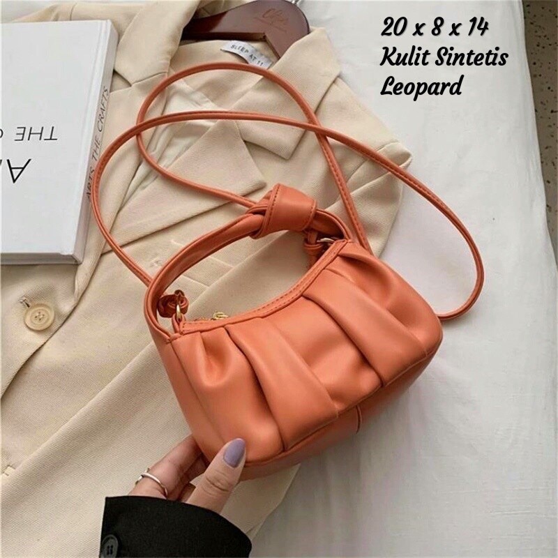 tas selempang wanita Premium dila bags tas premium model kerut tas fashion 2021 mini simple