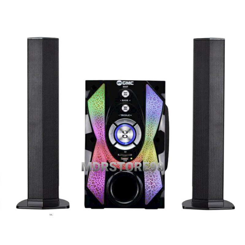 Speaker Aktif Bluetooth GMC 886F 2in1 Multimedia Super Bass Led Musik Original