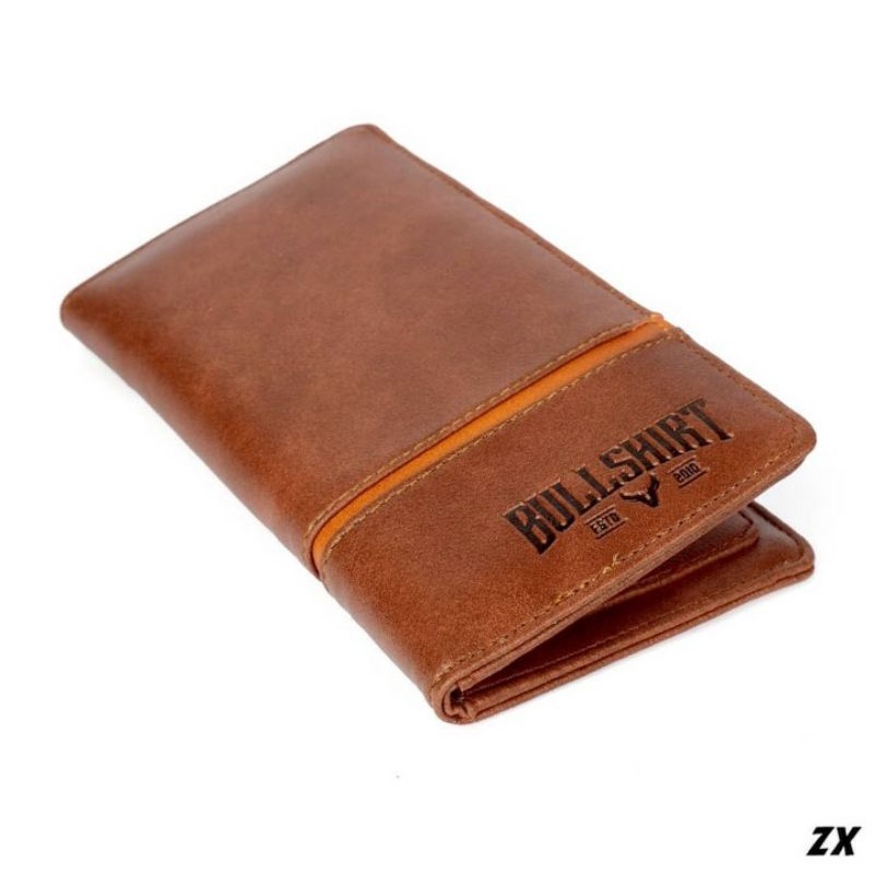 Bullshirt Dompet kulit sintesis coklat waterproof dompet pria distro bandung
