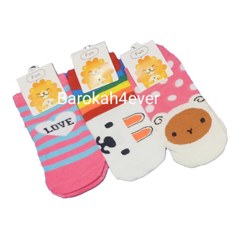 Kaos Kaki Anak CUTE FUN 3D KARAKTER PAUD - TK