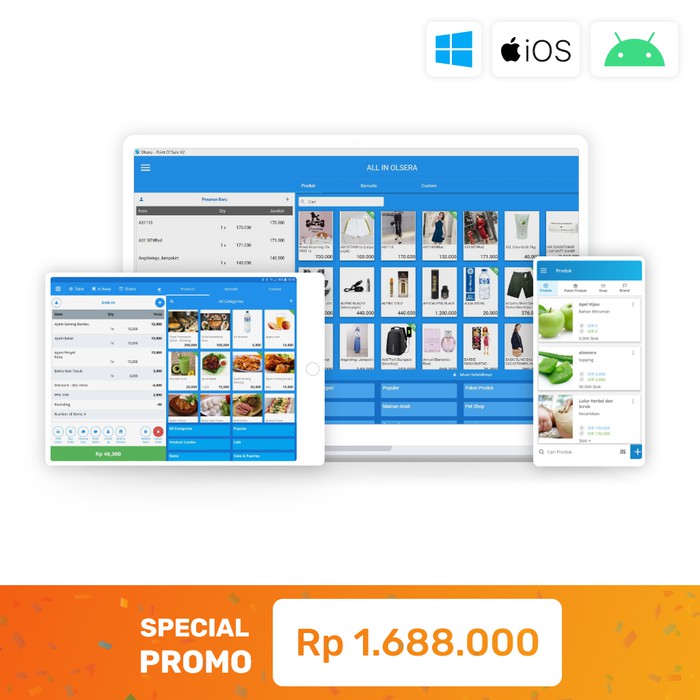 Software Kasir Point of Sale - Aplikasi Kasir OlseraPOS