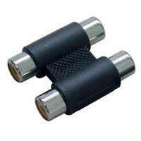 Adapter Konektor Extender Double RCA 2 Arah  H RCA Sambungan Jack jek RCA Female Dual RCA Extender Perpanjangan Inpuut BA-60