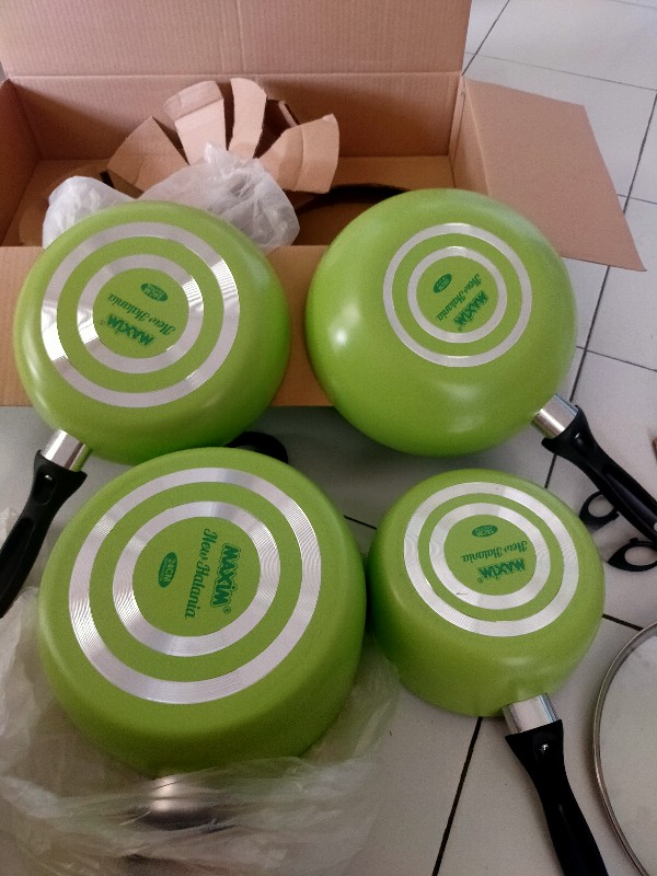 Gsf Panci Set Stainless 10pc Gsf 4412 /panci Set Tutup Kaca