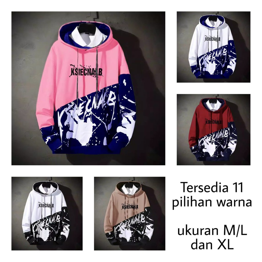 BISA COD / MUKZHOP - SWEATER HOODIE PRIA dan WANITA KSIECNALB / sweaterkeren / modelbaru / terlaris