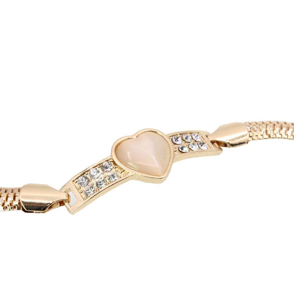 Needway Bangle 18k Natural Bracelets Gelang Emas Isi Kristal Wanita