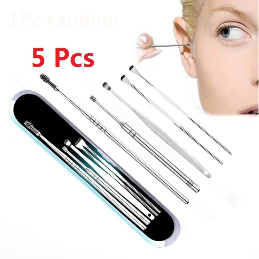 Stainless Steel Earwax Cleaner (5pcs)