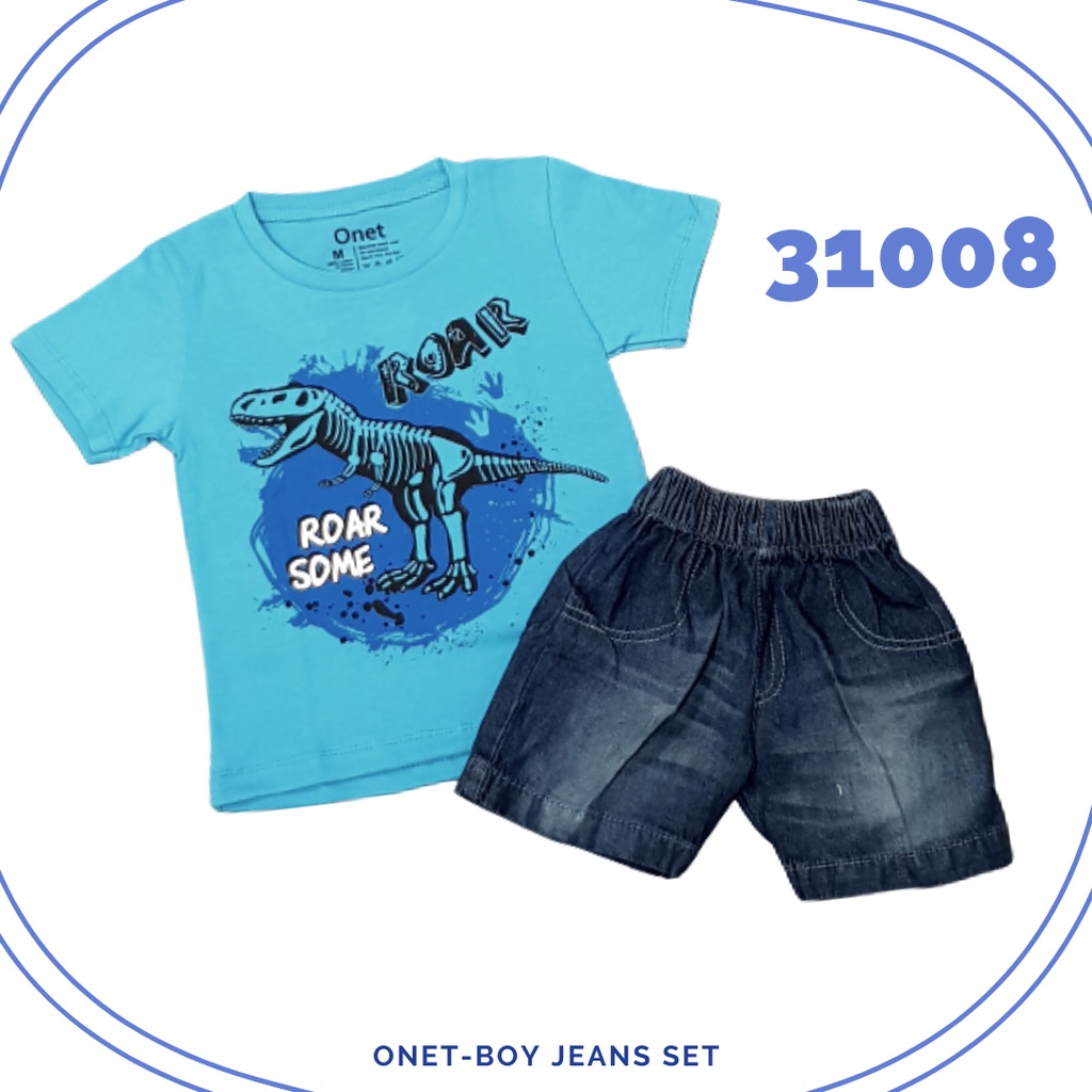 31008 Set Jeans Anak Laki-laki  1-3 tahun