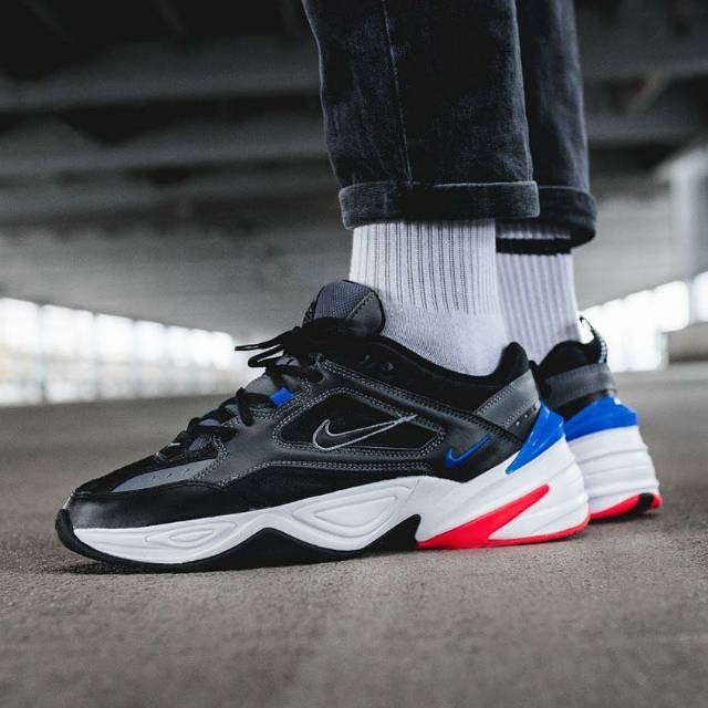 Nike M2k Tekno Black Blue Red Off 61