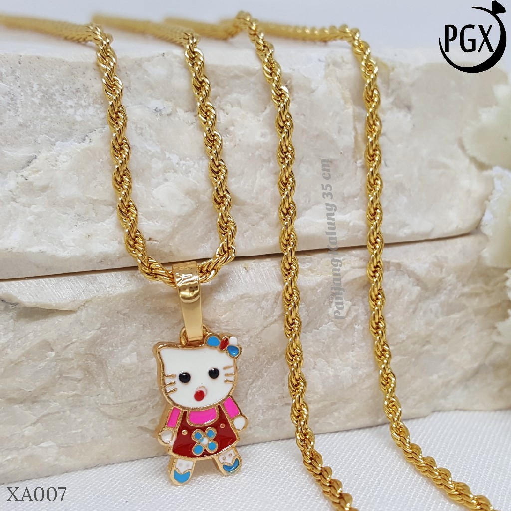 PGX Kalung Anak Perempuan Xuping Lapis Emas Aksesoris Fashion Perhiasan Premium - XA007