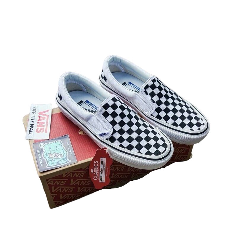 SEPATU V4NS SLIP ON CHACKERBOARD DT GRADE ORI PREMIUM SEPATU SNEAKERS PRIA SNEAKERS WANITA