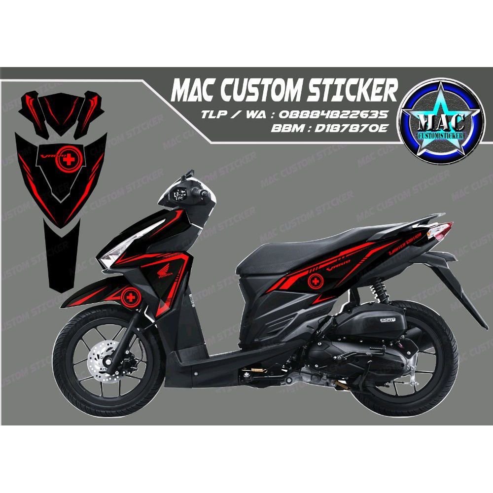 Cutting Stiker Vario Techno 125 Vario 150 Limited Edition