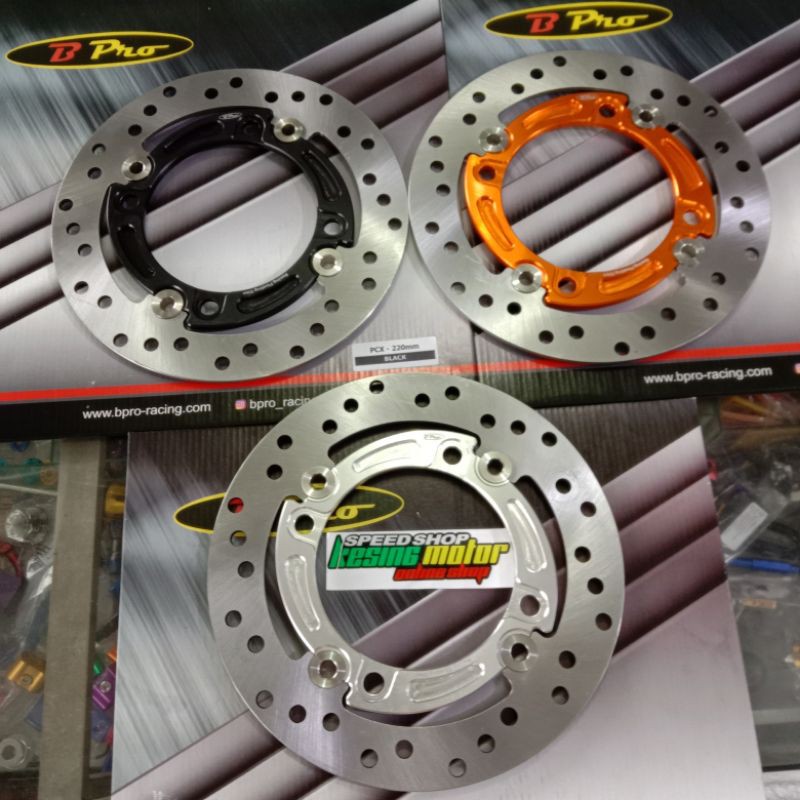 Piringan Cakram Disc Depan Belakang PCX 150 2018/ADV 150 Bpro Gold/Hitam/Silver UK 220 MM