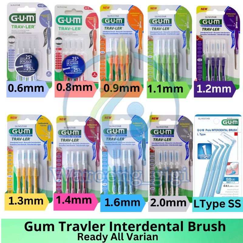 GUM Interdental Brush / GUM TRAVLer Trav Ler Interdental Brush