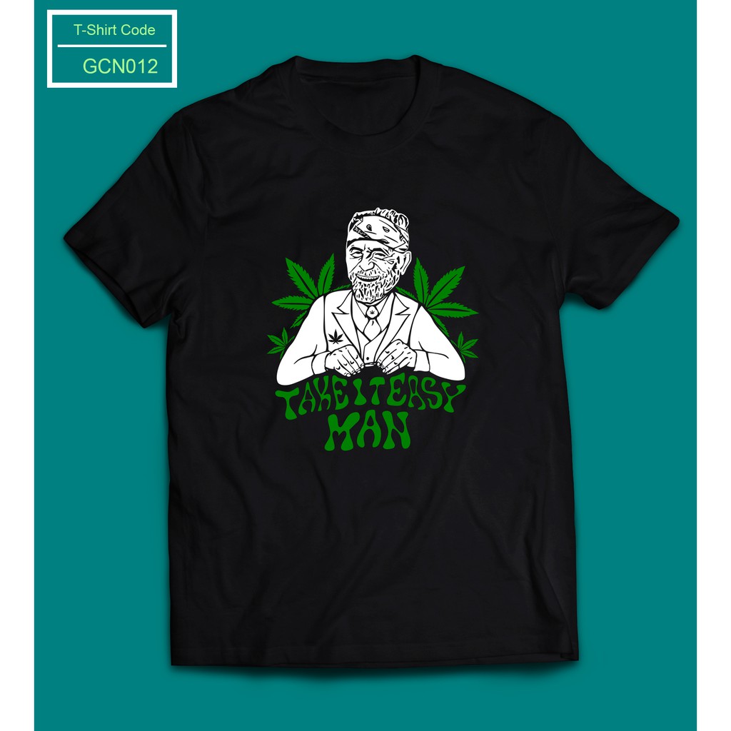 Pakaian Baju Pria Kaos Distro Reggae Rasta Take It Easy Gacoan Store GCN012