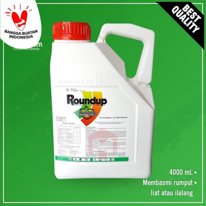 RoundUp 4 liter - Obat Pembasmi Rumput Round Up