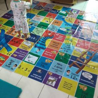 SALE SERU! Permainan Ular Tangga Raksasa. 2x2m Seri Anak Muslim *tanpa