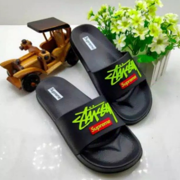 sandal pria slip on supereme grade ori