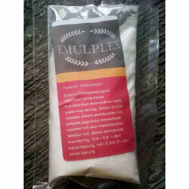 

[MAREM] 500 GRAM EMULPLEX / EMPLEX PERENYAH KUE KERING & PENGEMBANG ROTI