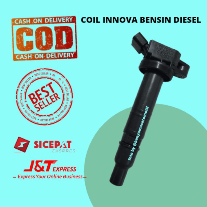 COIL IGNITION KOIL BUSI KOEL BUSI INNOVA BENSIN DIESEL FORTUNER T2008 KOIL BUSI T2008