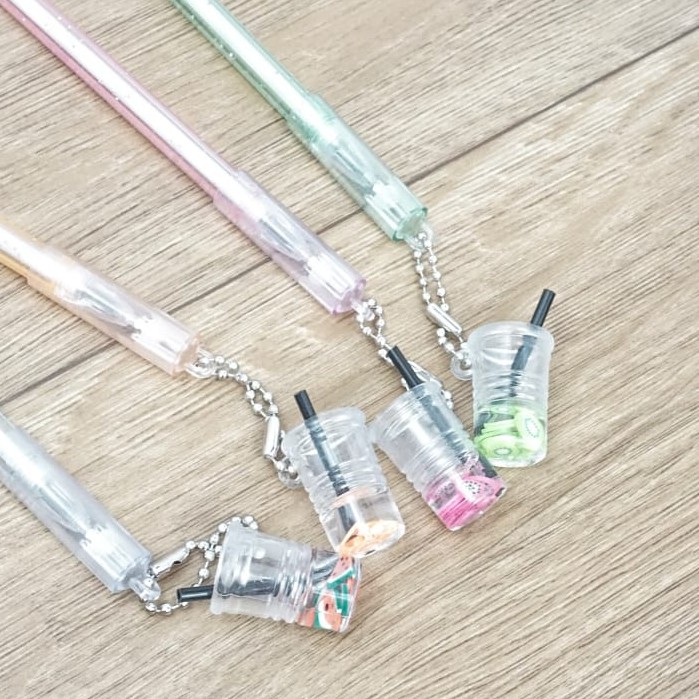 

PEN JUS BUAH LEMONADE GEL PEN KARAKTER MURAH PENA BOLPEN BUBBLE TEA PEN BOBA MURAH