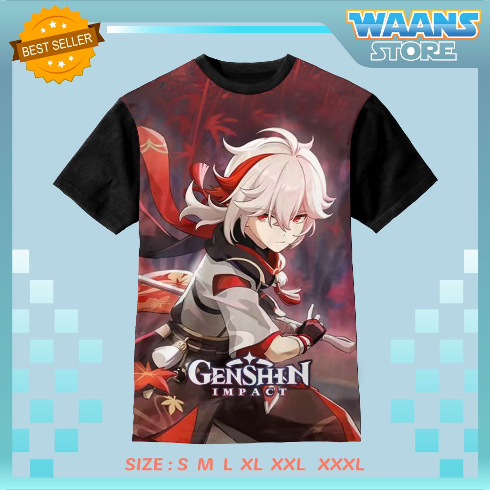 Kaos Anak Anime GENSHIN IMPACT Kazuha