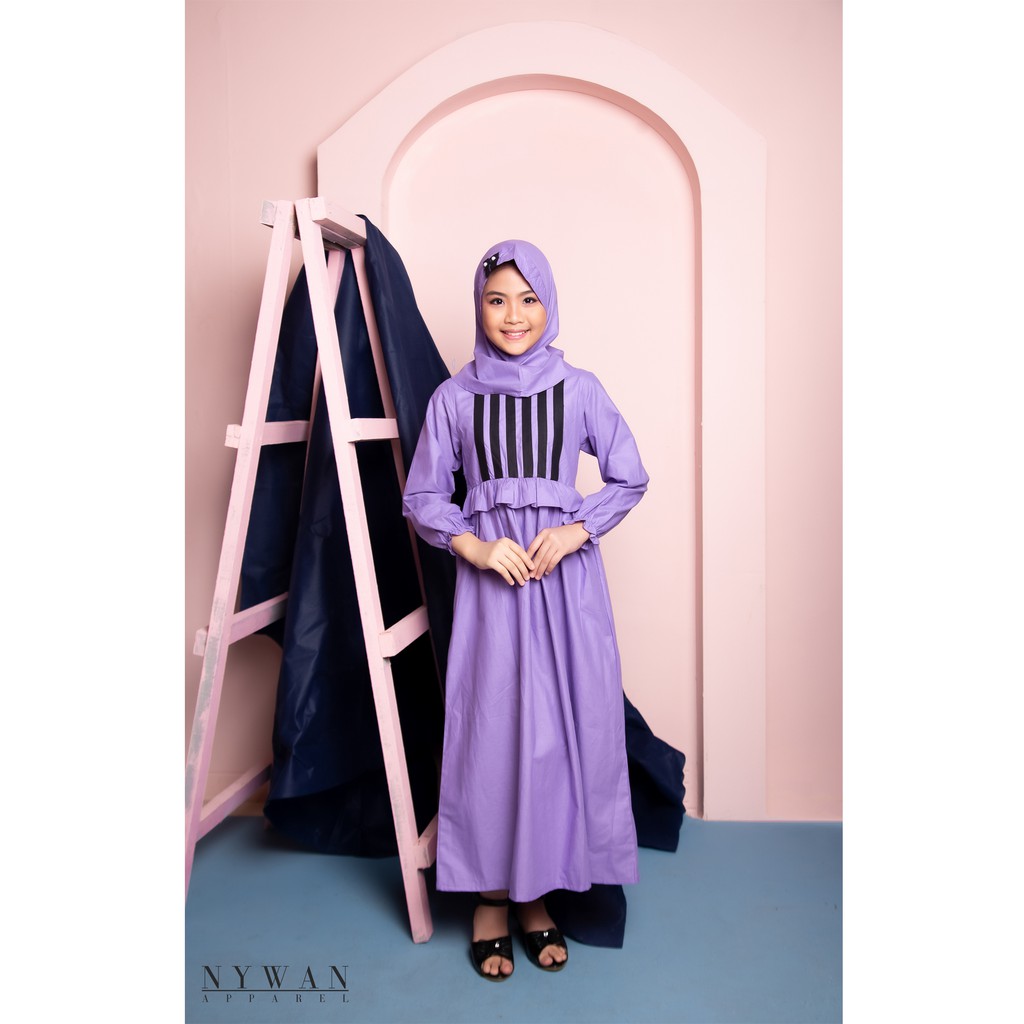 Nywan Apparel Baju Gamis Fashion Anak 191912-1