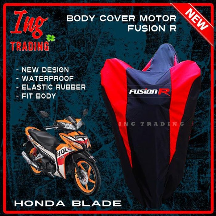 Body Cover Motor Honda Blade / Sarung Motor Blade / Cover Motor Blade