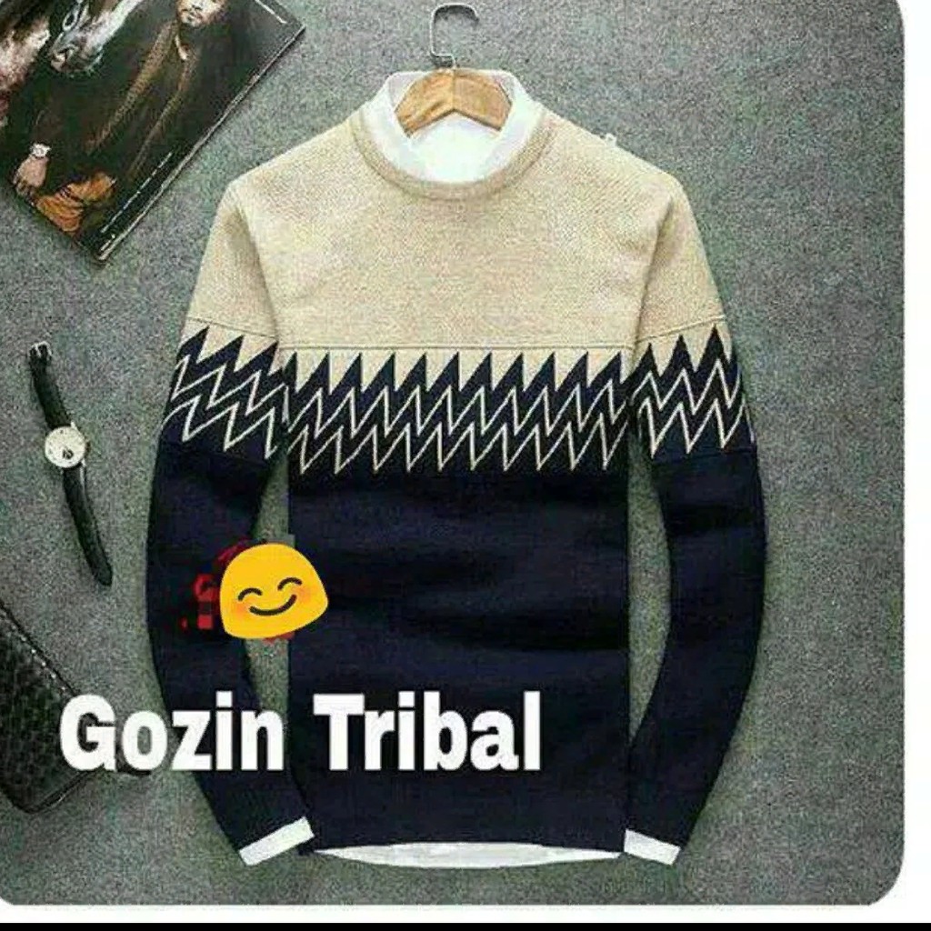 Sweater Rajut Pria GOZIN Tribal 7Get