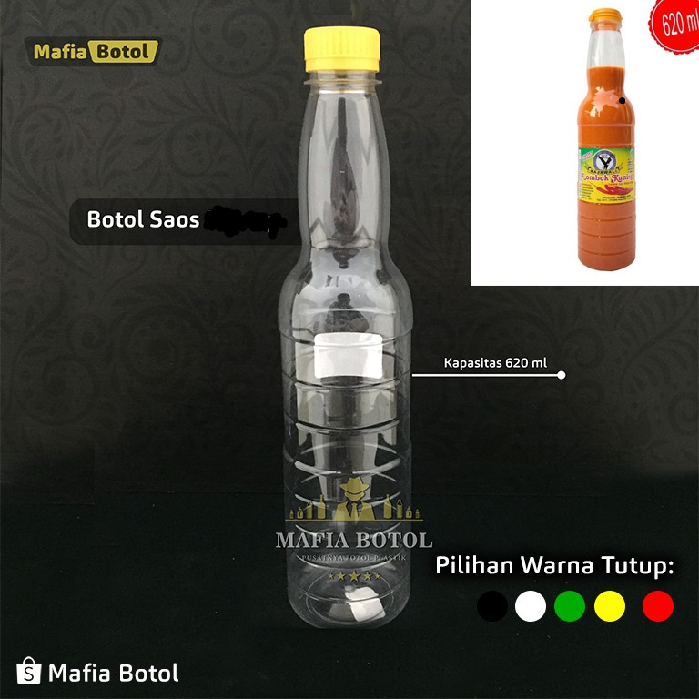 Botol plastik Saos kecap sauce 1 bal isi 91 saus tomat sambal lombok asin ikan manis cuka tutup ulir