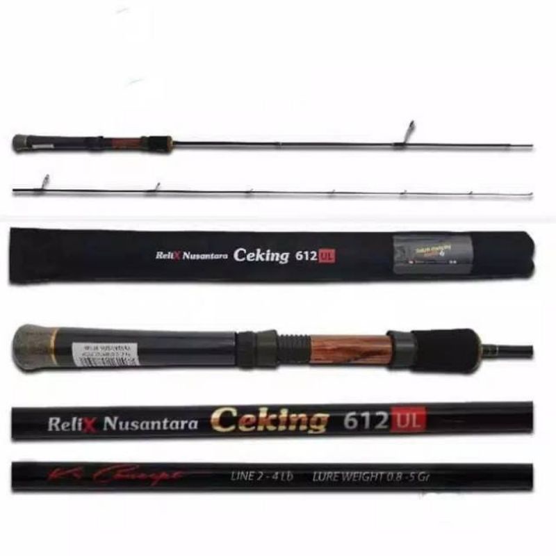 JORAN ULTRALIGHT RELIX NUSANTARA CEKING 612 UL 2-4LB RING FUJI
