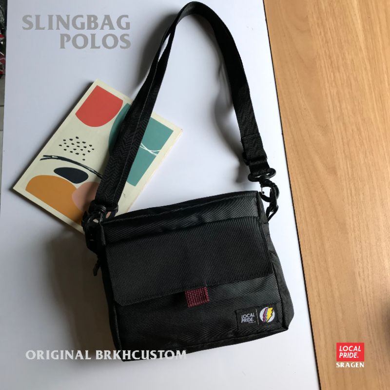 TAS POLOS | TAS SELEMPANG POLOS | TAS BAHU | slingbag polos | pria dan wanita