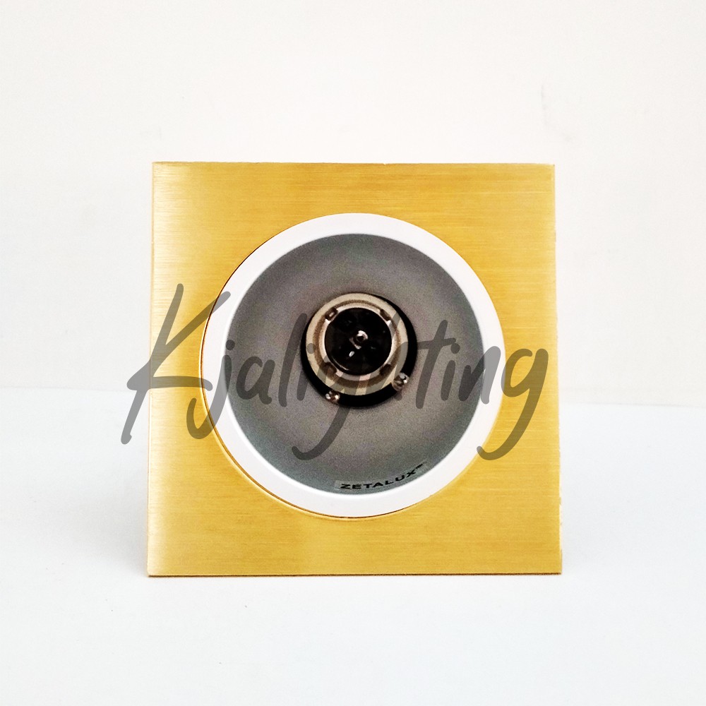 LAMPU DOWNLIGHT INBOW IB PERSEGI POLOS 3,5 IN GOLD E-27