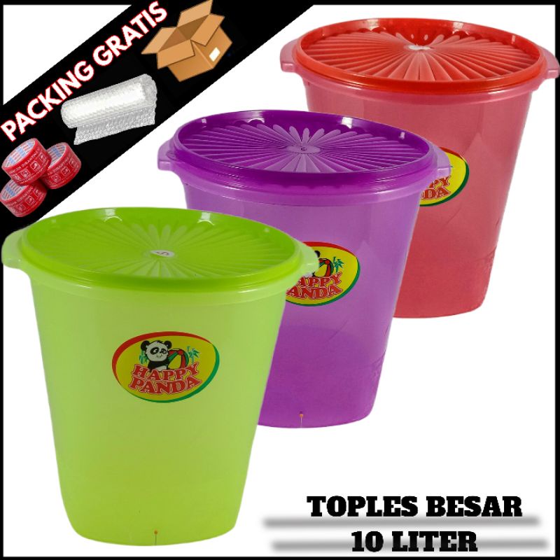 TOPLES PLASTIK 10L KELER KERUPUK PEYEK JUMBO SEALWARE