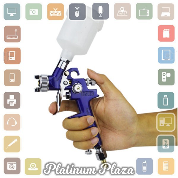 Taffware Professional Spray Gun Nozzle HVLP Airbrush 1.0mm - H-2000 - Blue`137VX1-