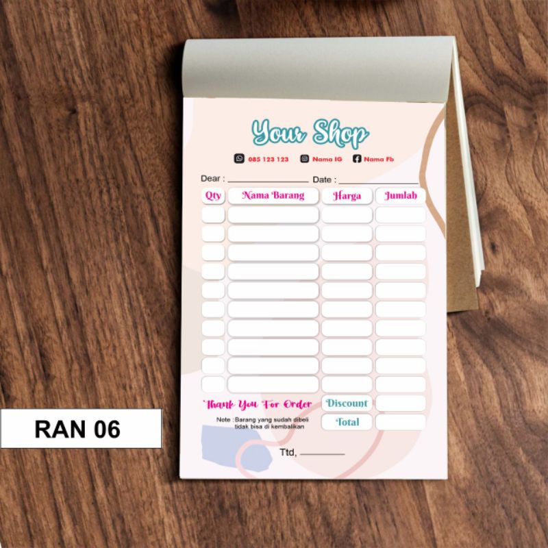 

nota custem full color