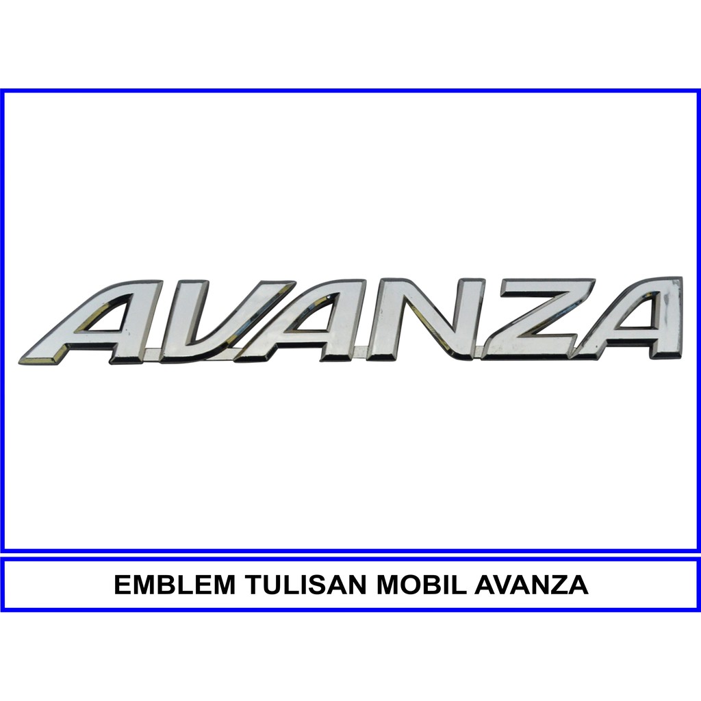 EMBLEM TULISAN AVANZA