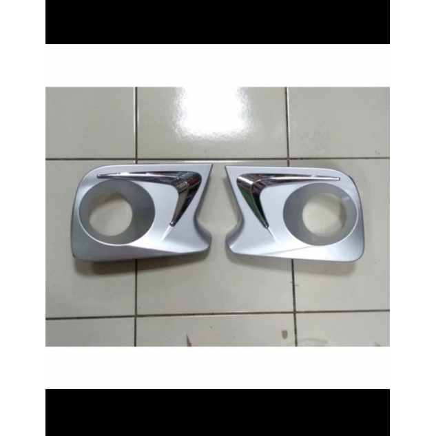 COVER FOGLAMP / RING FOGLAMP ALL NEW AVANZA 2011-2014 SILVER
