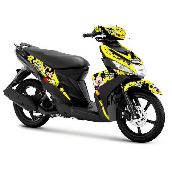 DEcal Full Body Stiker motor Yamaha Mio M3 125 Mio Z - Mickey Mouse
